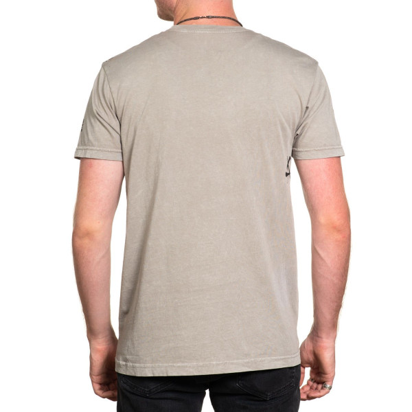 Футболка Affliction River Styx Silver Lava Wash
