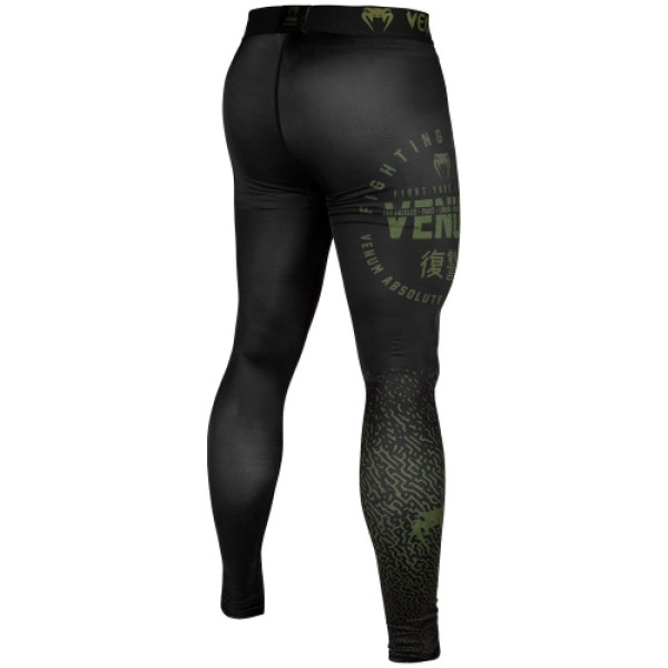 Компресійні штани Venum Signature Spats Black Khaki Exclusive