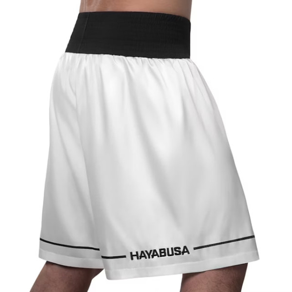 Боксерські шорти Hayabusa Boxing Trunks White