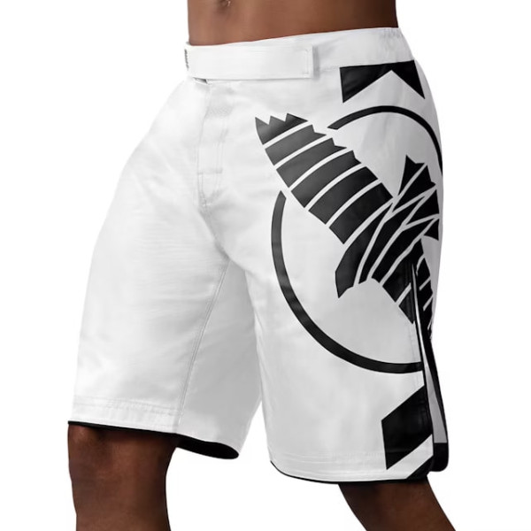 Шорти для MMA Hayabusa Icon Mid-Thigh MMA Shorts White Black