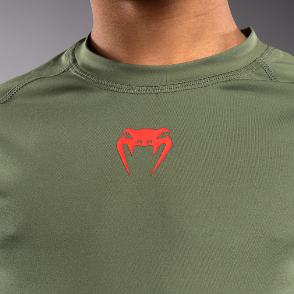 Дитячий рашгард Venum Contender Kids Rashguards Long Sleeves Army Green Orange