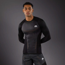 Рашгард Venum Technical 3.0 Long Sleeve Rashguard Graphite