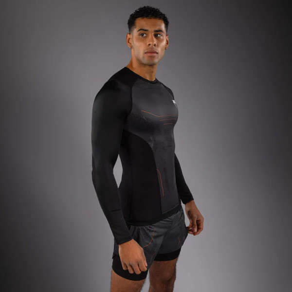 Рашгард Venum Technical 3.0 Long Sleeve Rashguard Graphite