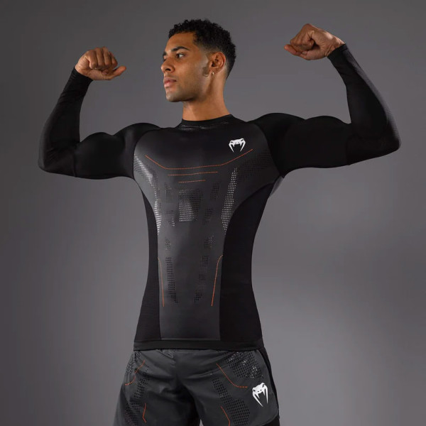 Рашгард Venum Technical 3.0 Long Sleeve Rashguard Graphite