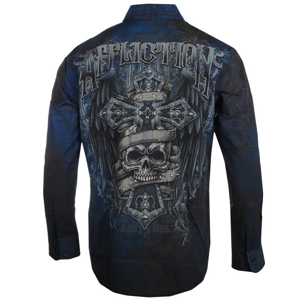 Сорочка Affliction Wage Chaos Longsleeve Multi-Colored