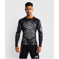 Рашгард Venum Gladiator 5.0 Men's Long Sleeve Rashguard Black Silver