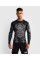 Рашгард Venum Gladiator 5.0 Men's Long Sleeve Rashguard Black Silver