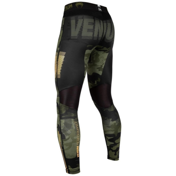 Компресійні штани Venum Tactical Spats Forest Camo Black