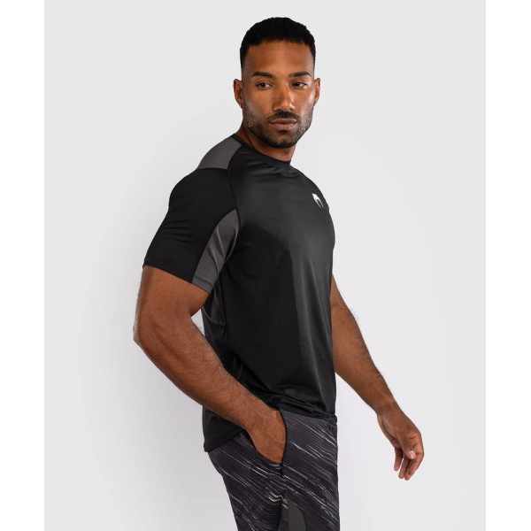Тренувальна футболка Venum Rapid Dry-Tech Shirt - Black/Storm Grey