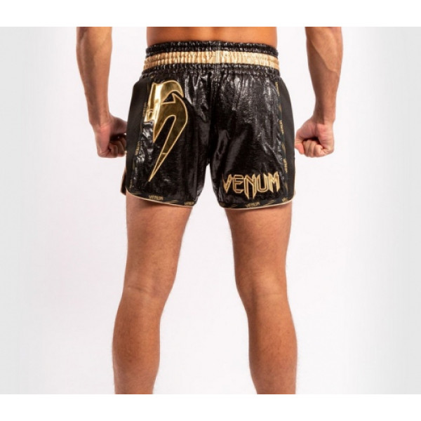 Шорти для тайського боксу Venum Giant Foil Black Gold