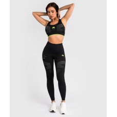 Жіночі легінси Venum Training Camp 4.0 Leggings - Black/Neon Green