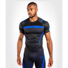 Рашгард з коротким рукавом Venum Nogi 3.0 Short Sleeves Rashguard Black Blue