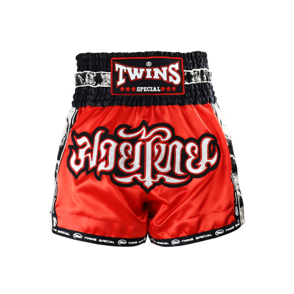 Шорти для тайського боксу Twins TBS-SK1 Skull Red