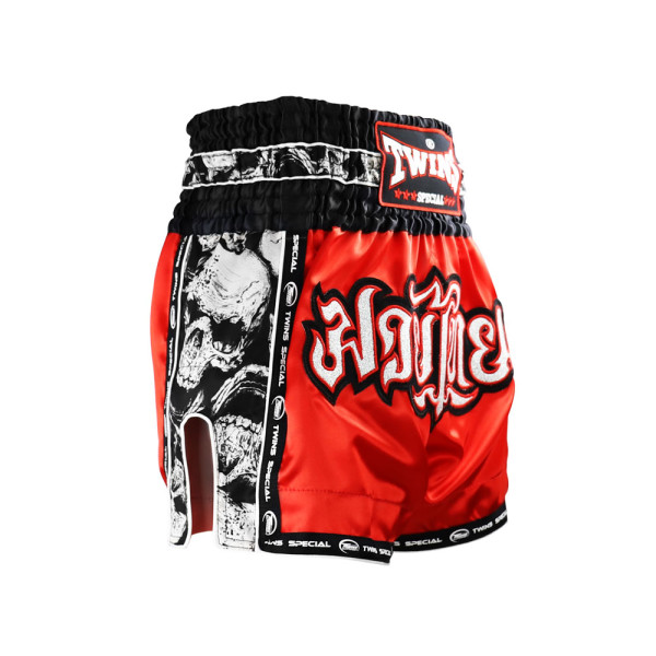 Шорти для тайського боксу Twins TBS-SK1 Skull Red