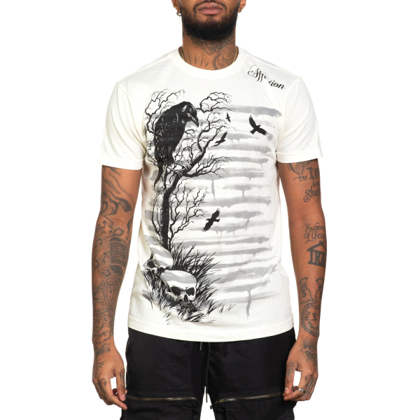 Футболка Affliction Branch Out Vintage White