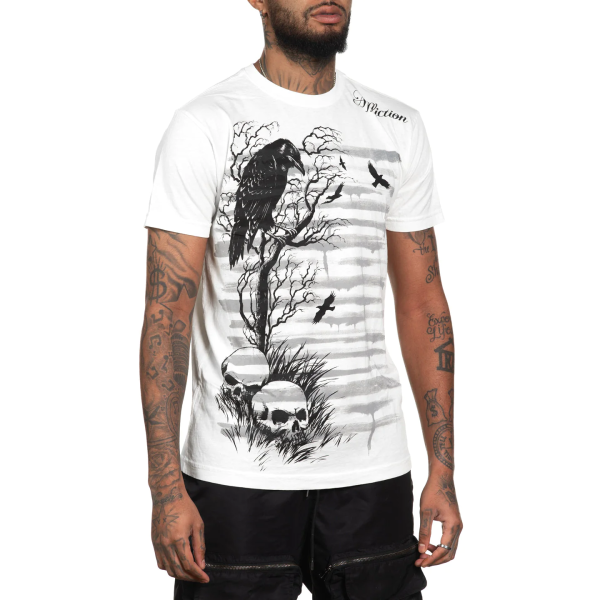Футболка Affliction Branch Out Vintage White