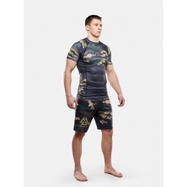 Рашгард Peresvit Grunge Camo Short Sleeve Rashguard