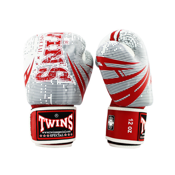 Боксерські рукавиці Twins Fancy FBGVL3-TW5 Red White