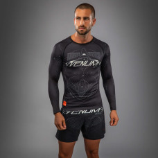 Рашгард Venum Eclipse Long Sleeve Rashguard Black Ivory