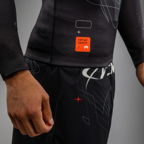 Рашгард Venum Eclipse Long Sleeve Rashguard Black Ivory