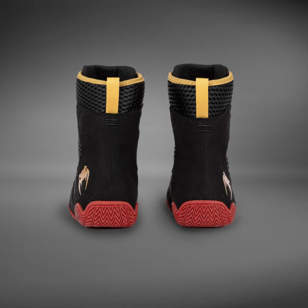 Боксерки Venum Contender Boxing Shoes Black Gold Red