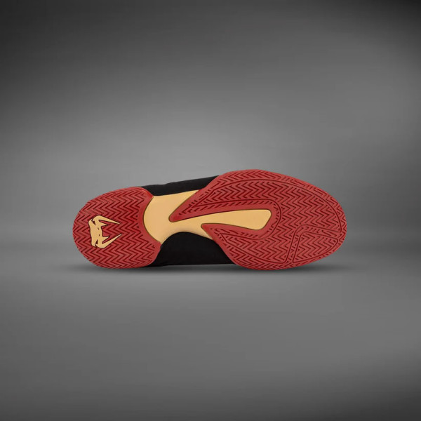 Боксерки Venum Contender Boxing Shoes Black Gold Red