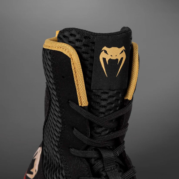 Боксерки Venum Contender Boxing Shoes Black Gold Red