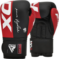 Боксерські рукавиці RDX F4 Boxing Gloves Hook & Loop Red Black