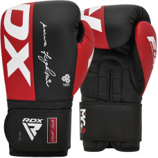 Боксерські рукавиці RDX F4 Boxing Gloves Hook & Loop Red Black