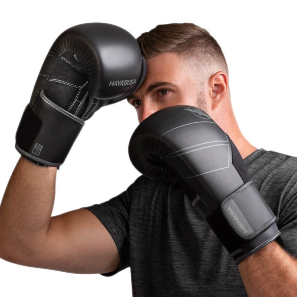 Боксерські рукавиці Hayabusa S4 Leather Boxing Gloves Black