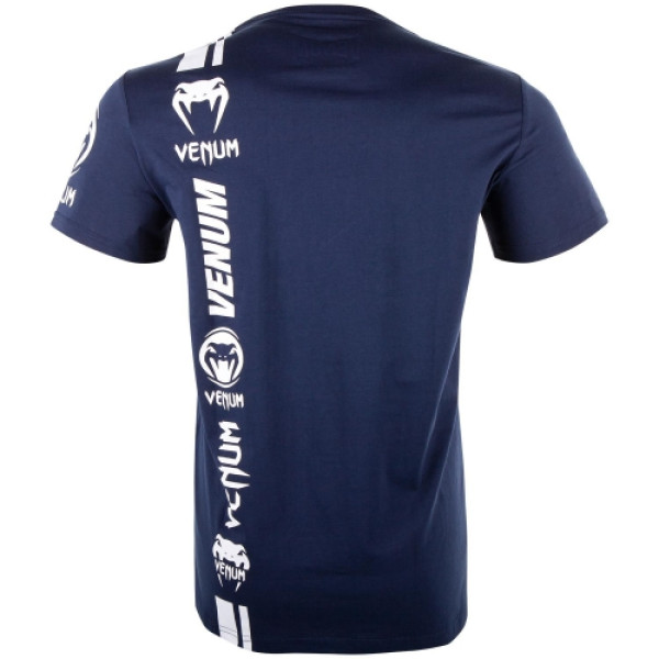 Футболка Venum Logos T shirt Navy Blue White