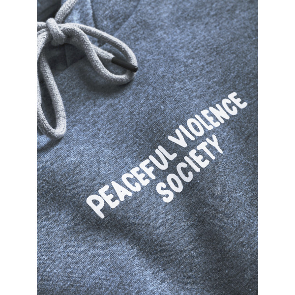 Худі MANTO Hoodie Society Oversize Heather Blue