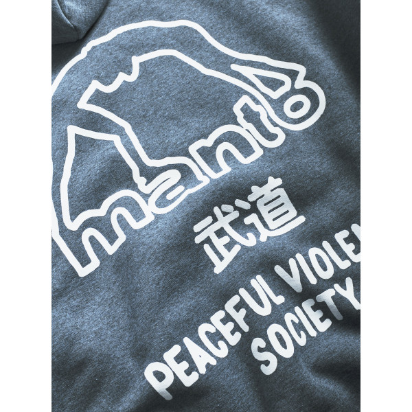 Худі MANTO Hoodie Society Oversize Heather Blue