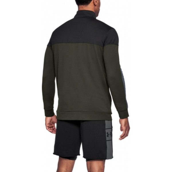 Спортивна кофта Under Armour Sportstyle Pique Jacket Stealth Artillery Green