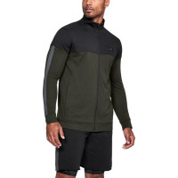 Спортивна кофта Under Armour Sportstyle Pique Jacket Stealth Artillery Green
