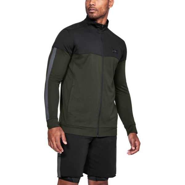 Спортивна кофта Under Armour Sportstyle Pique Jacket Stealth Artillery Green