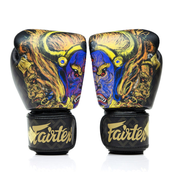 Боксерські рукавиці Fairtex BGV Premium Limited Edition Yamantaka Wooden Box