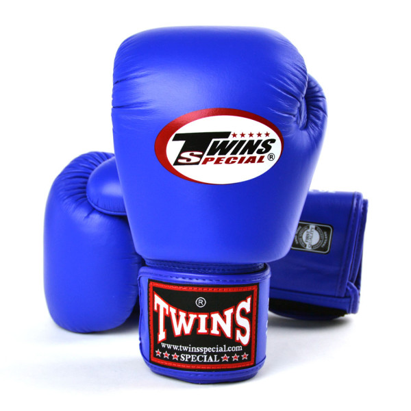 Боксерські рукавиці Twins Velcro BGVL3 Blue