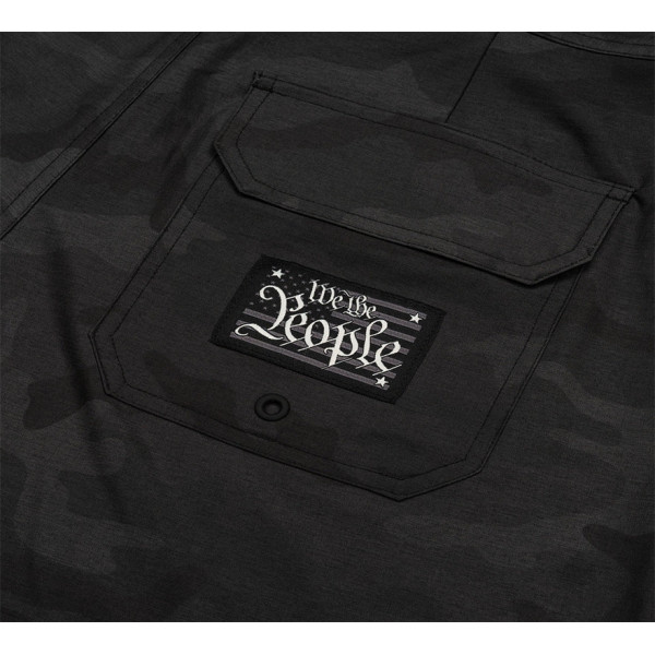 Пляжні шорти Howitzer Skull Flag Boardshort Black Camo