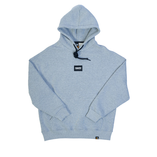 Худі MANTO Hoodie Label Oversize Heather Gray
