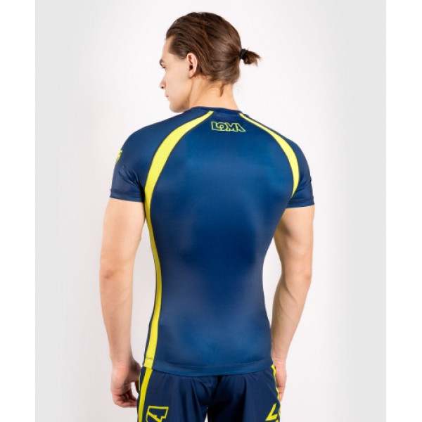 Рашгард Venum Origins Rashguard Short Sleeves Loma Edition Blue Yellow