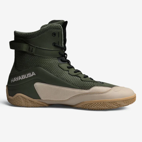 Боксерки Hayabusa Talon Boxing Shoes Green Tan