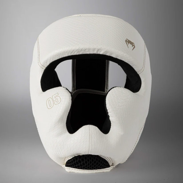 Боксерський шолом Venum Impact Evo Scales Headgear Ivory