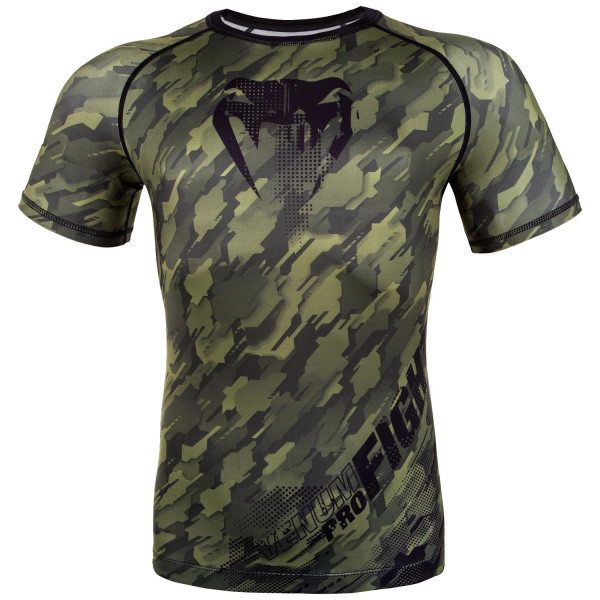 Рашгард Venum Tecmo Rashguard Short Khaki