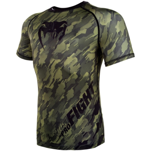 Рашгард Venum Tecmo Rashguard Short Khaki