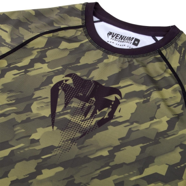 Рашгард Venum Tecmo Rashguard Short Khaki