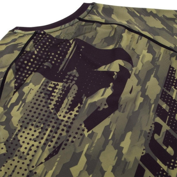 Рашгард Venum Tecmo Rashguard Short Khaki