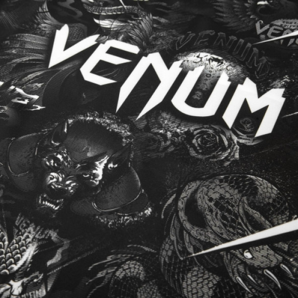 Рашгард Venum Art Short Sleeves Rashguard Black White