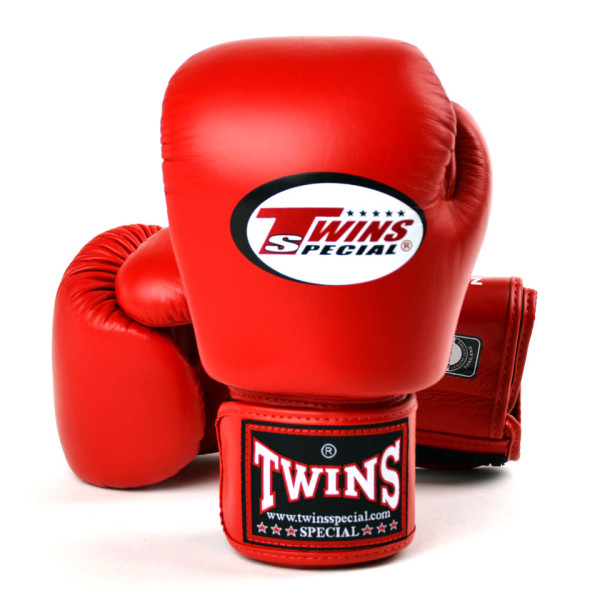 Боксерські рукавиці Twins Velcro BGVL3 Red