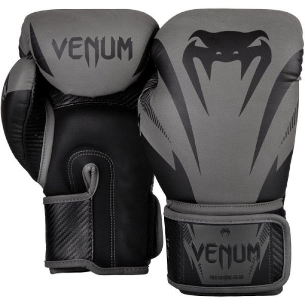 Боксерські рукавиці Venum Impact Boxing Gloves Black/Grey